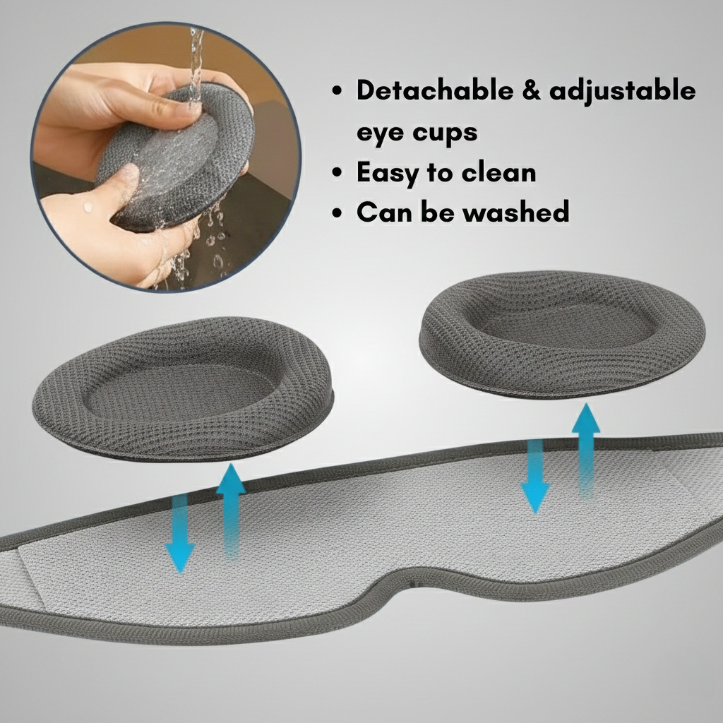 3D Blackout Custom Sleep Mask