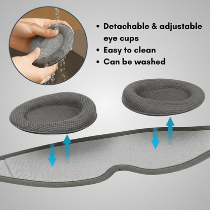 3D Blackout Custom Sleep Mask